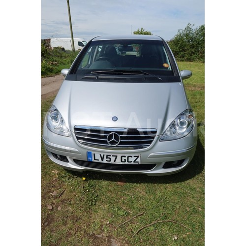 174 - Mercedes A170 Avantgarde SE CVT 5 Dr hatchback Silver, Reg: LV57 GCZ, 1st Reg: 26/09/2007, Variable ... 