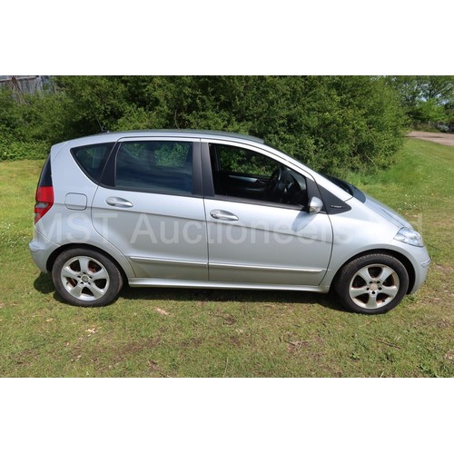 174 - Mercedes A170 Avantgarde SE CVT 5 Dr hatchback Silver, Reg: LV57 GCZ, 1st Reg: 26/09/2007, Variable ... 