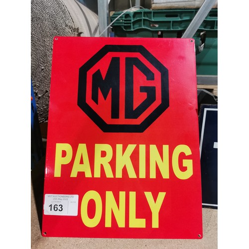 163 - MG Parking Only Sign