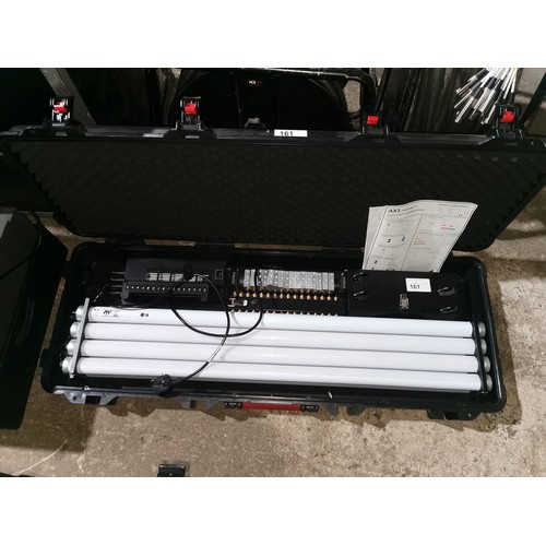 161 - A set of 8 Astera AX1 pixel controllable LED RGBW 100cm baton lights supplied with various accessori... 