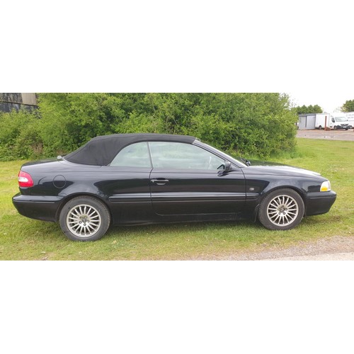 170 - Volvo C70 Turbo Auto Convertible Black, Reg: NDO5 NHO, 1st reg. 09/05/2005, 5 Spd Auto petrol 1984cc... 