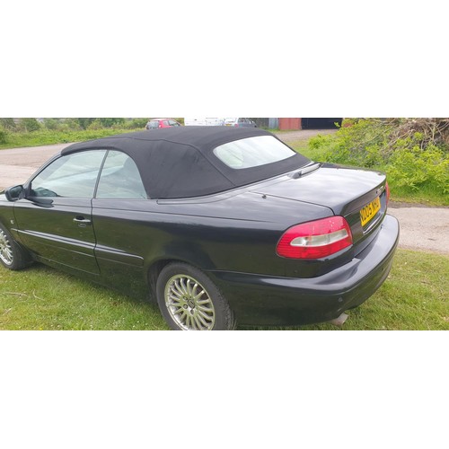 170 - Volvo C70 Turbo Auto Convertible Black, Reg: NDO5 NHO, 1st reg. 09/05/2005, 5 Spd Auto petrol 1984cc... 