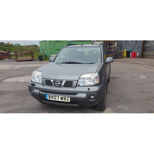 175 - Nissan X-Trail Aventura DCi grey Estate 4x4. Reg BV07 WBZ, 1st Reg. 29/06/2007, 6 spd manual diesel ... 
