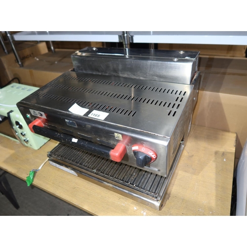 1165 - A commercial stainless steel rise and fall Steakhouse Grill model 60SME-ZW1R0 240v -  trade