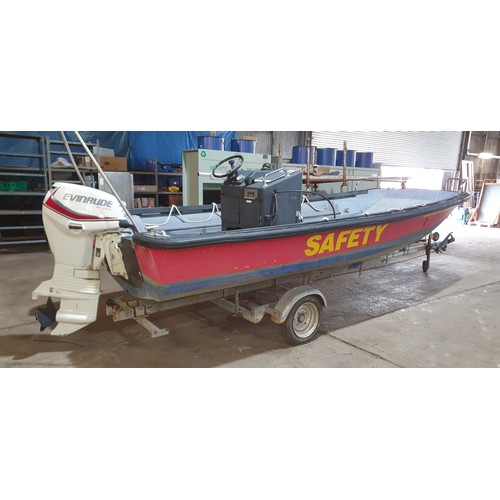 539 - 17 ft Fibreglass Rigid Raider Mk 1 RTK circa 1990. major refit in 2010, fitted with New 60hp Evinrud... 