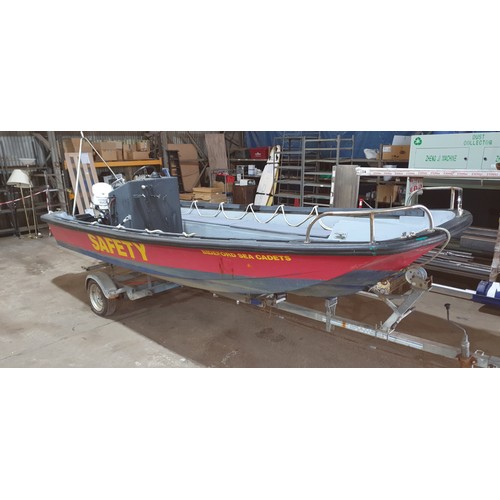 539 - 17 ft Fibreglass Rigid Raider Mk 1 RTK circa 1990. major refit in 2010, fitted with New 60hp Evinrud... 