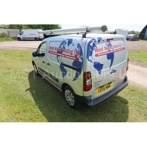 542 - Citroen Berlingo 625 Enterprise H Panel van, Reg: CE15 NMM, 1st Reg 31/03/2015, 5 spd manual diesel ... 