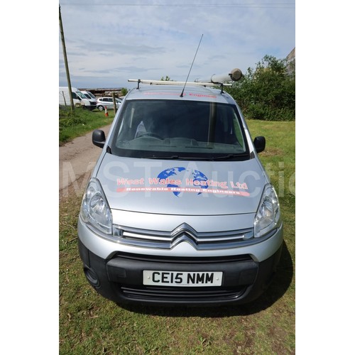 542 - Citroen Berlingo 625 Enterprise H Panel van, Reg: CE15 NMM, 1st Reg 31/03/2015, 5 spd manual diesel ... 