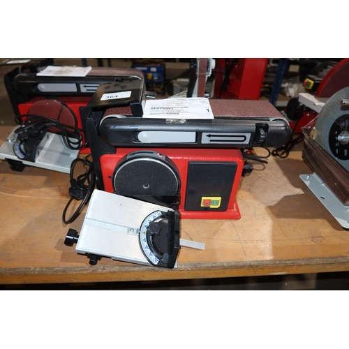 364 - 1 belt and disc sander type Craft AC150BDS RRP £149 - this sander has a cracked base and a broken dr... 