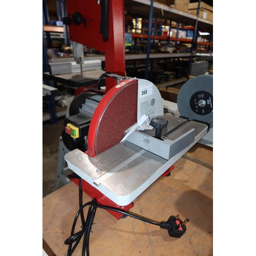 366 - 1 disc sander type Craft AC300DS, 240v, RRP £259 - This sander has a cracked casting but runs OK (SP... 