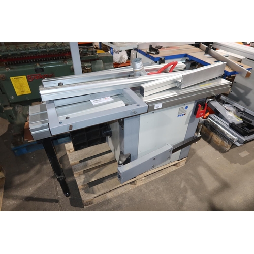 392 - 1 panel saw type MJ12-1600, 240v, RRP £1419 - This is an older table saw, it is missing the hold dow... 