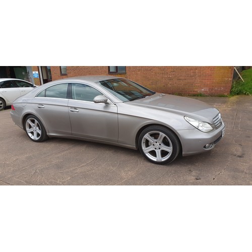 544 - Mercedes CLS Diesel Coupe CL320 CDI 4Dr TIP Auto, Silver, Reg CX55 BGF, 1st Reg 01/09/2005, 2987cc D... 