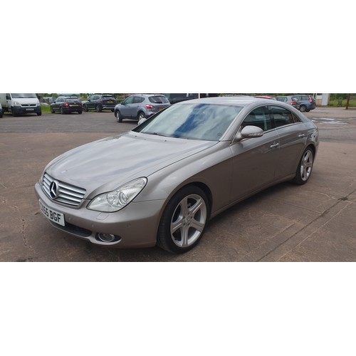 544 - Mercedes CLS Diesel Coupe CL320 CDI 4Dr TIP Auto, Silver, Reg CX55 BGF, 1st Reg 01/09/2005, 2987cc D... 