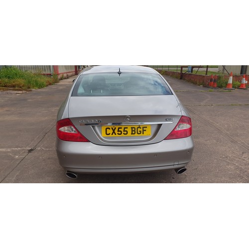 544 - Mercedes CLS Diesel Coupe CL320 CDI 4Dr TIP Auto, Silver, Reg CX55 BGF, 1st Reg 01/09/2005, 2987cc D... 