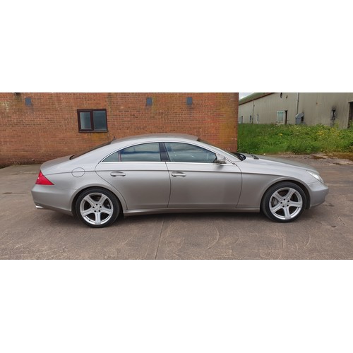 544 - Mercedes CLS Diesel Coupe CL320 CDI 4Dr TIP Auto, Silver, Reg CX55 BGF, 1st Reg 01/09/2005, 2987cc D... 