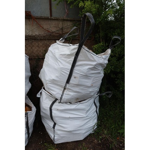 897 - 2 Dumpy bags containing a qty of wood offcuts