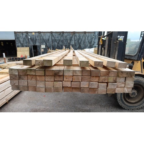 916 - 64 lengths of timber approx 7x5x300cm