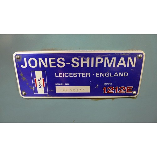 11 - 1 cylinder grinder by Jones-Shipman model 1212E, serial number BO90377, 3ph supplied with a coolant ... 