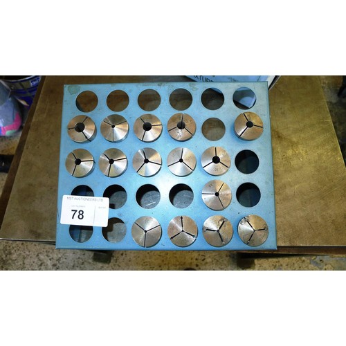 78 - 1 index fixture type PF70 with 15 collets