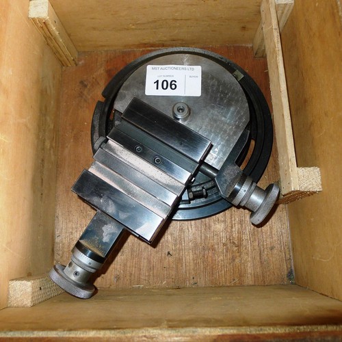 106 - 1 Grindmaster rotary grinding fixture with compound and various other attachments by Liverpool Tool ... 