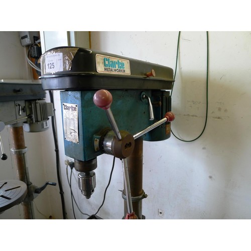 125 - 1 pillar drill by Clarke type CDP 16FB, 240v