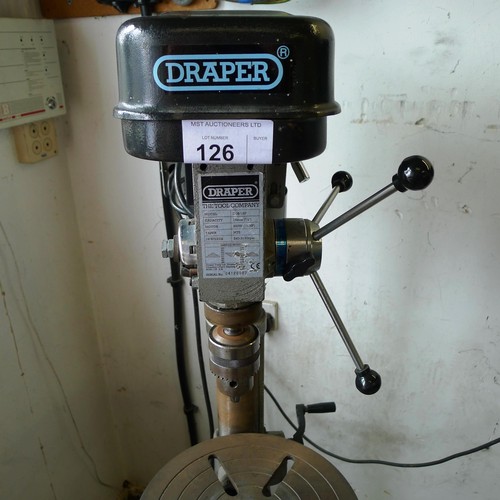 126 - 1 pillar drill by Draper type D16/16F, 240v