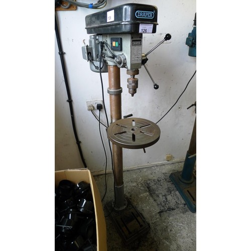 126 - 1 pillar drill by Draper type D16/16F, 240v