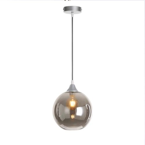 108 - An Aeva Louise 1 light globe pendant with a smoked shade RRP £82