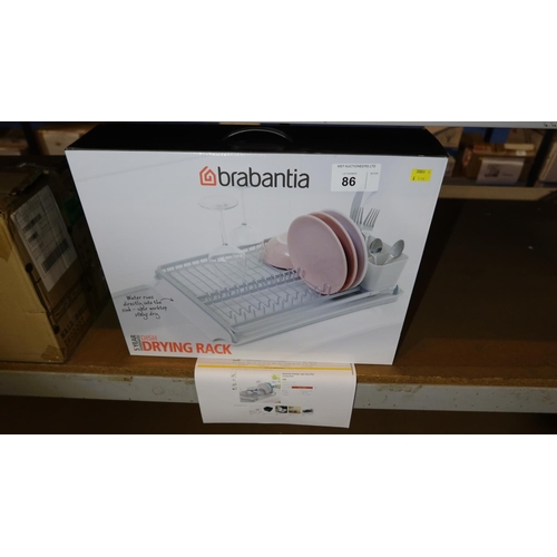 86 - 1 Brabantia dish drying rack RRP £50