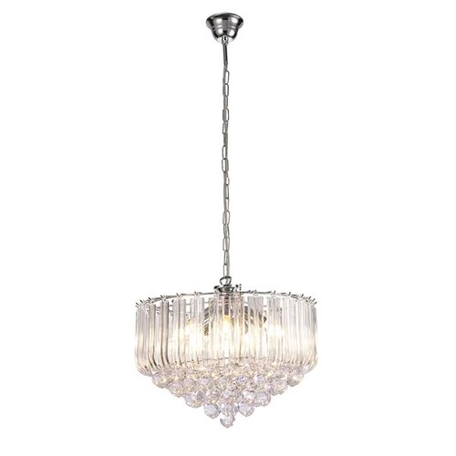 116 - 1 Gilchrist 5-light crystal chandelier RRP £132