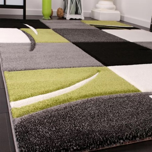 168 - 1 Jaida green / grey / black rug approx 80 x 150cm RRP £62