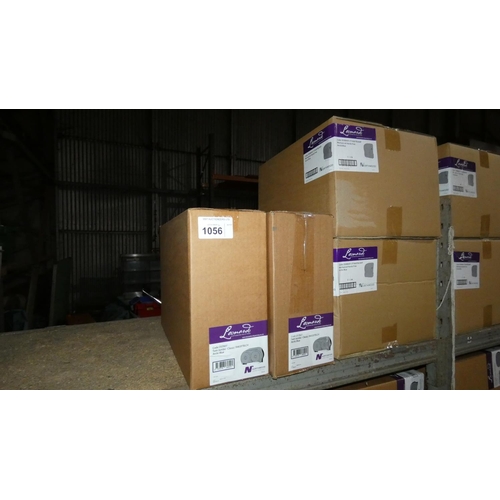 1056 - 2 x boxes each containing a hand towel dispenser and 2 boxes each containing a twin toilet roll disp... 