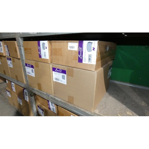 1051 - 2 x boxes each containing a hand towel dispenser and 2 boxes each containing a twin toilet roll disp... 