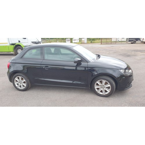 3591 - Audi A1 SE TDi, 3 Dr hatchback , Black, Reg  RE60 BZF, 26/11/2010, 5 spd manual diesel 1598cc. MoT t... 