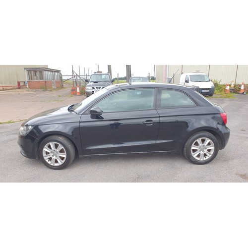 3591 - Audi A1 SE TDi, 3 Dr hatchback , Black, Reg  RE60 BZF, 26/11/2010, 5 spd manual diesel 1598cc. MoT t... 