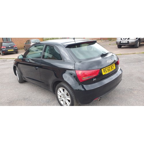 3591 - Audi A1 SE TDi, 3 Dr hatchback , Black, Reg  RE60 BZF, 26/11/2010, 5 spd manual diesel 1598cc. MoT t... 