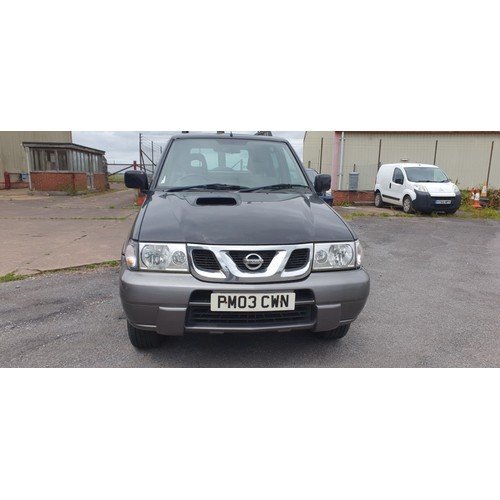 3589 - Nissan Terrano SE TD Auto 4x4 Estate. Reg: PM03 CWN, 23/04/2003, MoT Expired 26/04/2022.. , 5 Door E... 