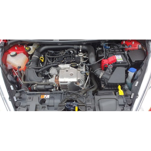 3588 - Red Fiesta Zetec Turbo 5 dr hatchback, Reg FM65 NNH, 31/12/2015, 5 spd manual petrol 998cc petrol, M... 