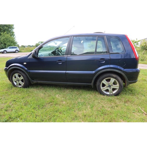 3590 - Ford Fusion Diesel 1.4 TDCi Zetec Hatchback Blue, Reg WJ60 WZG, 13/09/2010, 5d hatch, 5 spd manual d... 