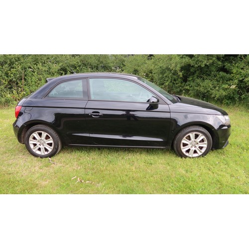 3591 - Audi A1 SE TDi, 3 Dr hatchback , Black, Reg  RE60 BZF, 26/11/2010, 5 spd manual diesel 1598cc. MoT t... 