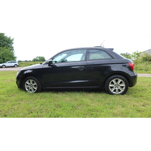 3591 - Audi A1 SE TDi, 3 Dr hatchback , Black, Reg  RE60 BZF, 26/11/2010, 5 spd manual diesel 1598cc. MoT t... 