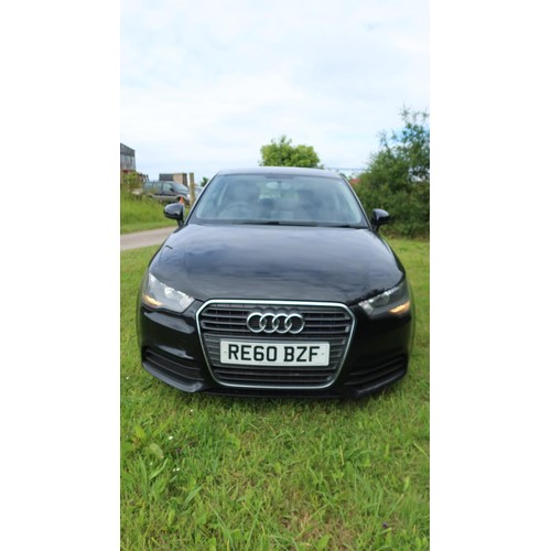 3591 - Audi A1 SE TDi, 3 Dr hatchback , Black, Reg  RE60 BZF, 26/11/2010, 5 spd manual diesel 1598cc. MoT t... 