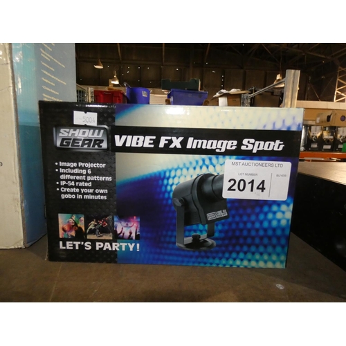 2014 - 1 x Show Gear image projector type Vibe FX image spot 240v (Trade)