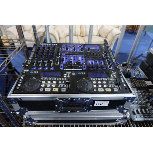 2310 - 1 x Voco Pro professional KJ/DJ/VJ mixer type KJ-7808 RV and 1 x PCDJ controller type DAC-3 - Both i... 