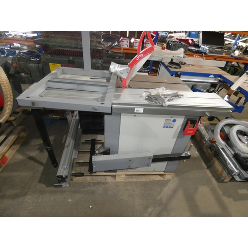 277 - 1 panel saw type MJ12-1600, 240v, RRP £1419 - This is an older table saw, it is missing the hold dow... 