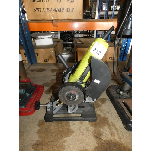 312 - 1 angle grinder by Guild 240v and 1 angle grinder stand