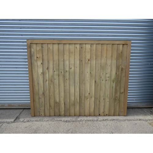 748 - 1 wooden driveway gate approx 234cm wide x 180cm high