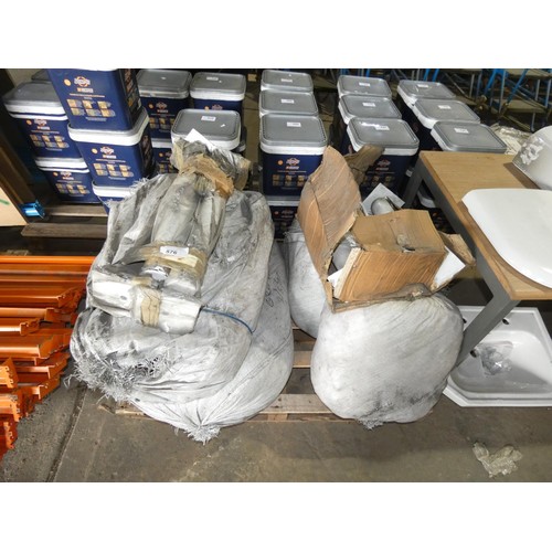 576 - 1 pallet containing a quantity of Edward professional sports nets and posts