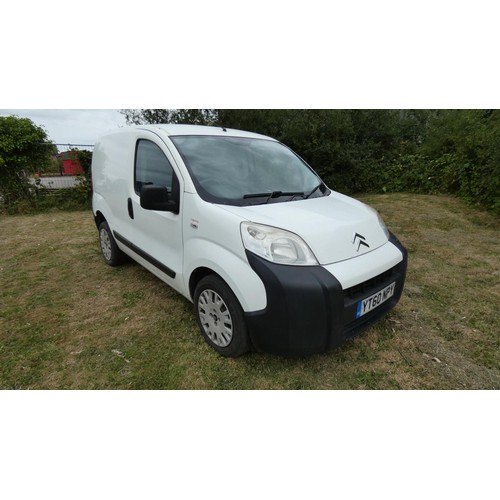 663 - Citroen Nemo 610 Enterprise HDi Van, White, Reg: YT60 NPY, 09/09/2010, 5 spd manual diesel 1399cc. M... 