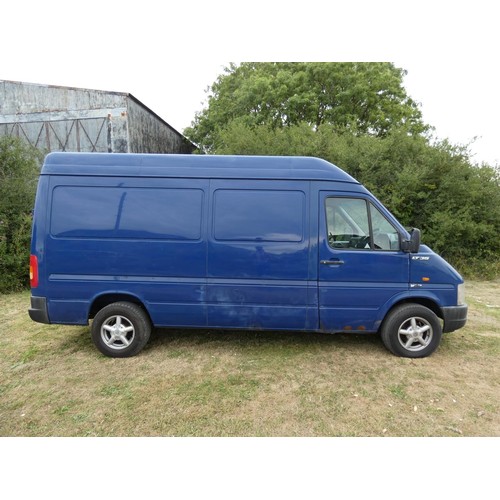 664 - VW LT35 TDi MWB High Roof Panel van, Blue, Reg: WP52 KWK, 01/02/2003, 5spd manual diesel 2461cc, MoT... 